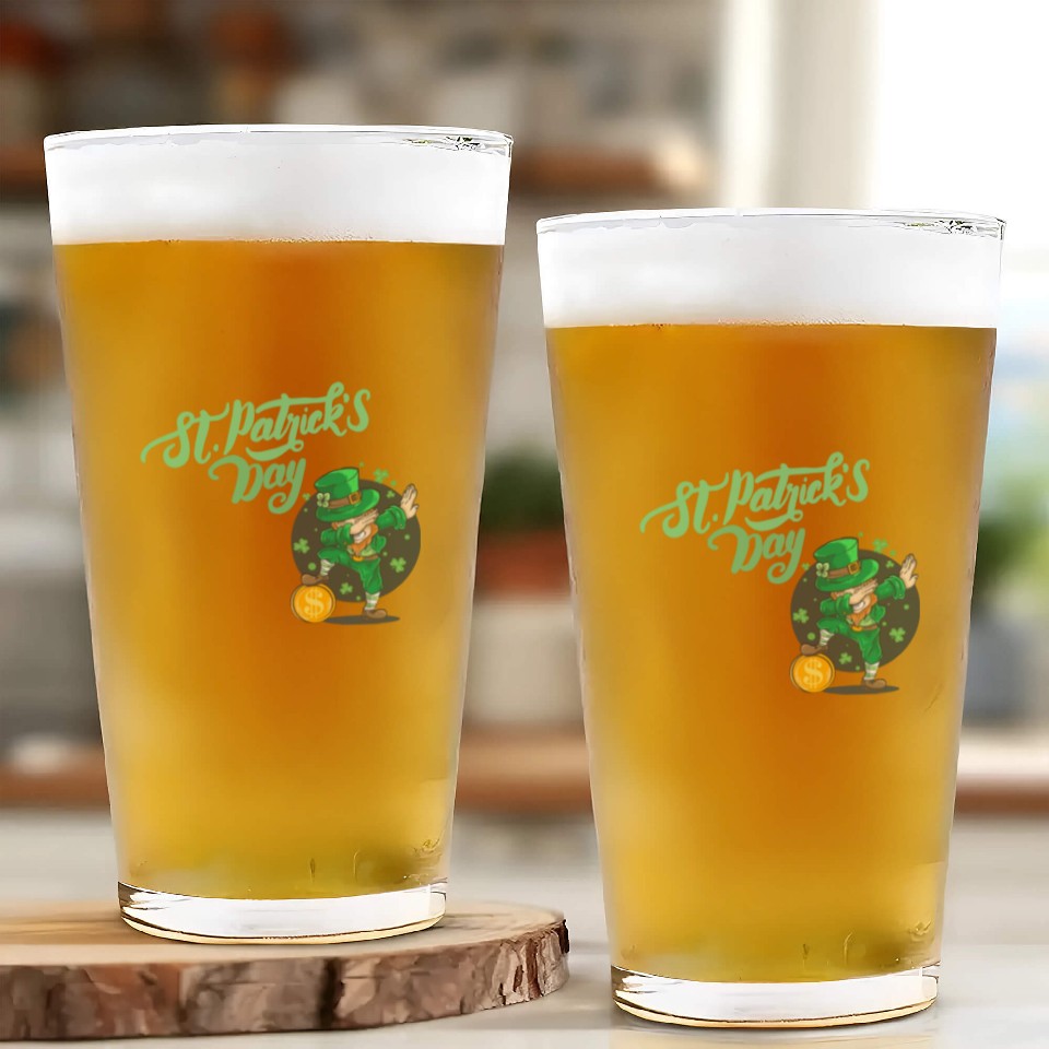 Discover St patrick day Glass Cups design