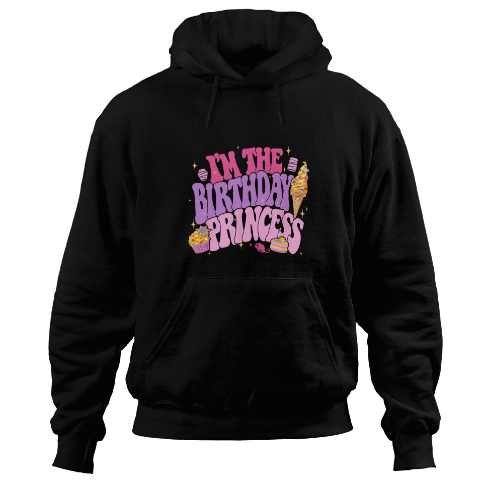 Disney Princess I'm The Birthday Princess Rapunzel Text Logo Hoodies ...