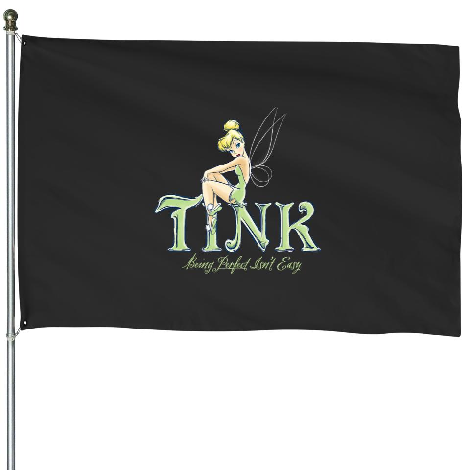 Disney Peter Pan Tinker Bell Being Perfect Isnt Easy House Flags | ID ...
