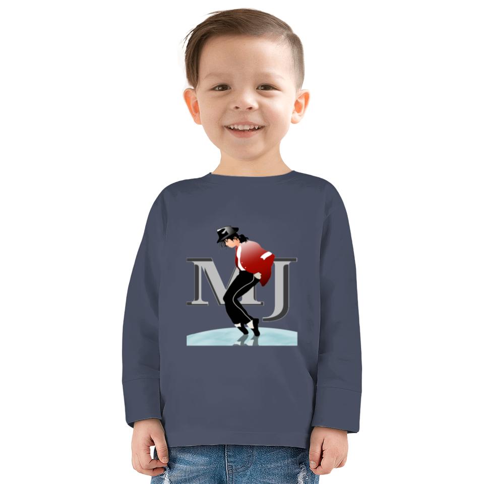 Michael Moonwalk Jackson Kids Long Sleeve T-Shirts