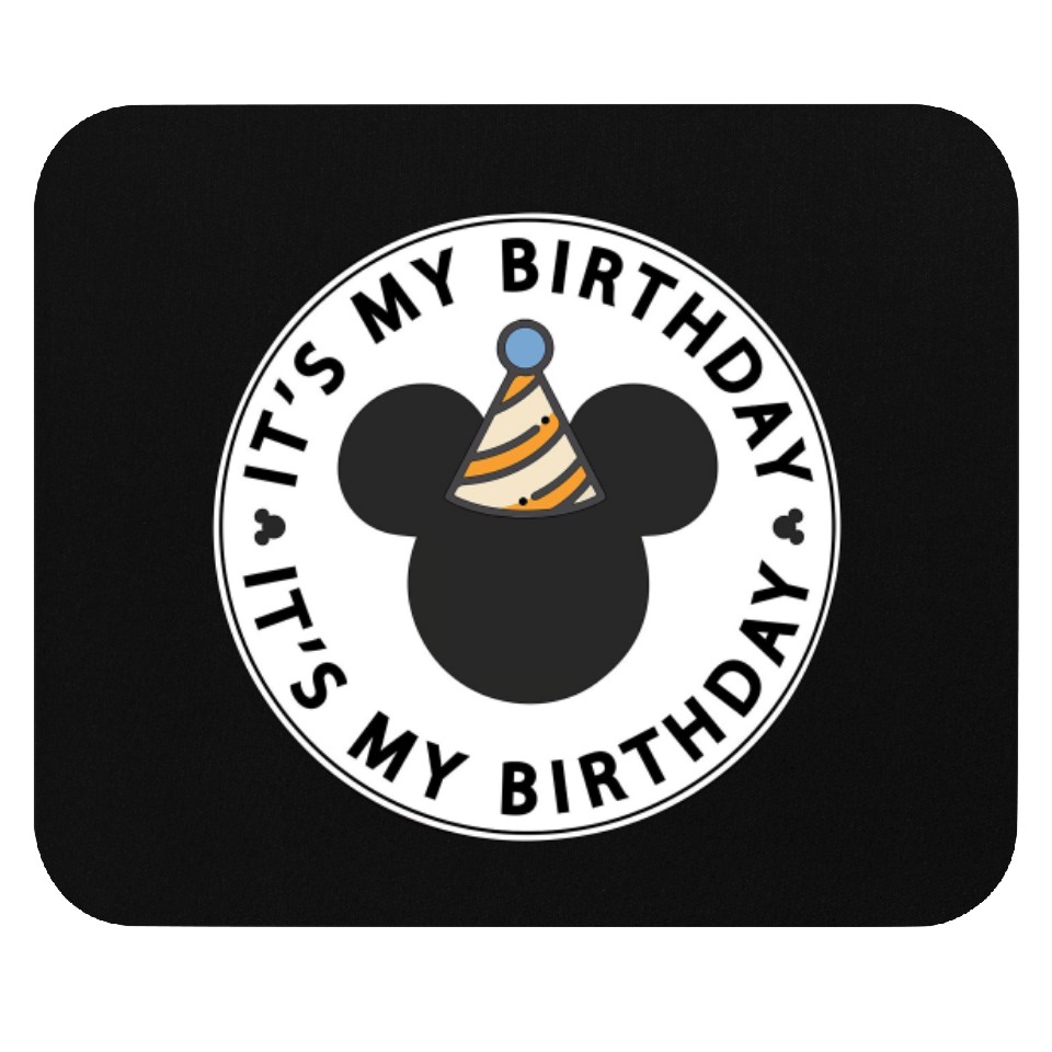 It's My Birthday Disney Mouse Pads, Disney Mickey Minnie Birthday Mouse ...