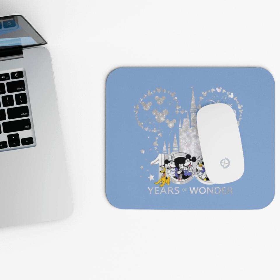 Disney 100 Years Of Wonder Mouse Pads, Mickey And Friends Mouse Pads, Disney Trip Mouse Pads