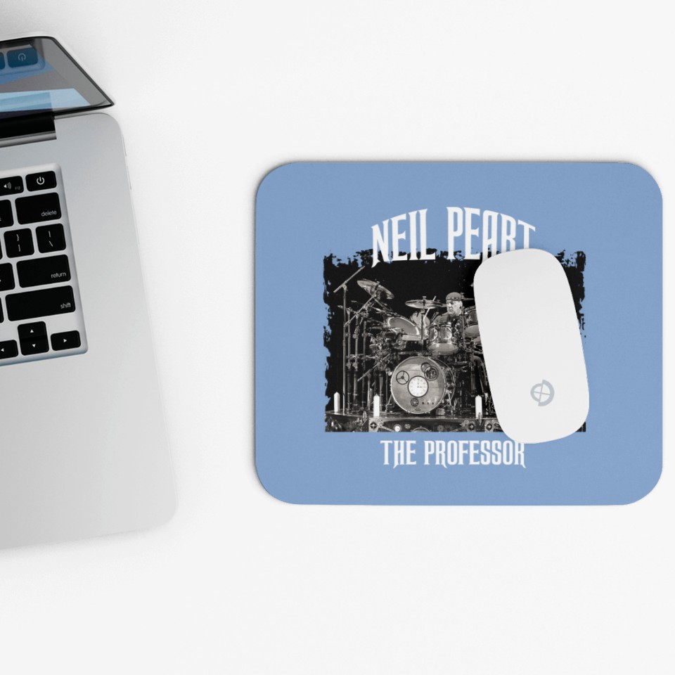 Anna Press Neil Peart The Professor The Drummer Black Mouse Pads Sweat Love Mouse Pads