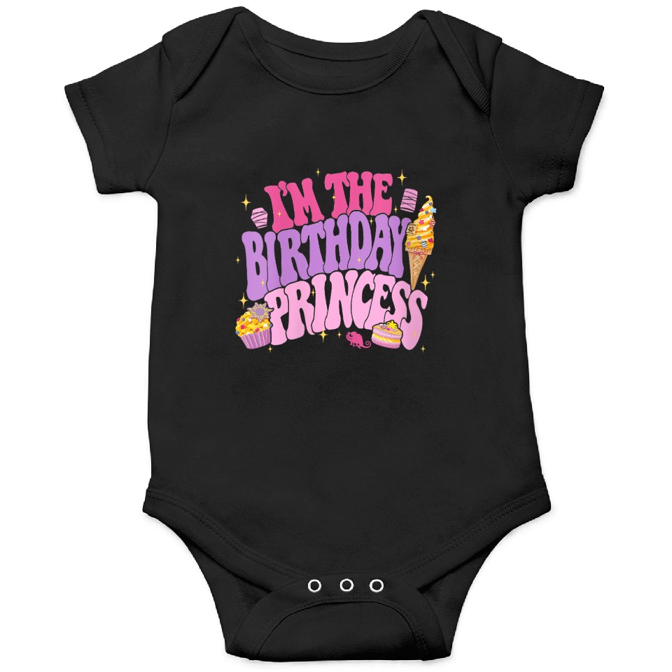 Womens Disney Princess I'm The Birthday Princess Rapunzel Text Logo ...
