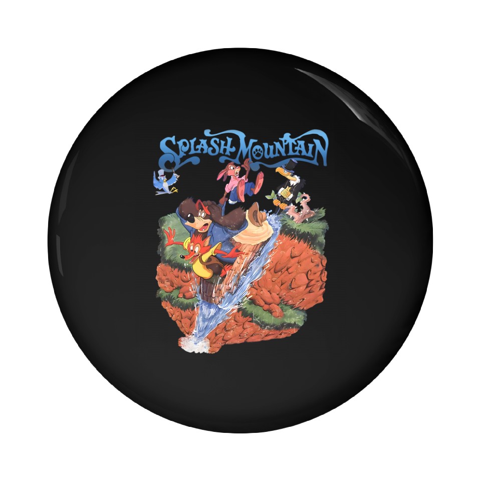 Vintage Disney Splash Mountain Pin Buttons, Disney Mountain Pin Buttons ...