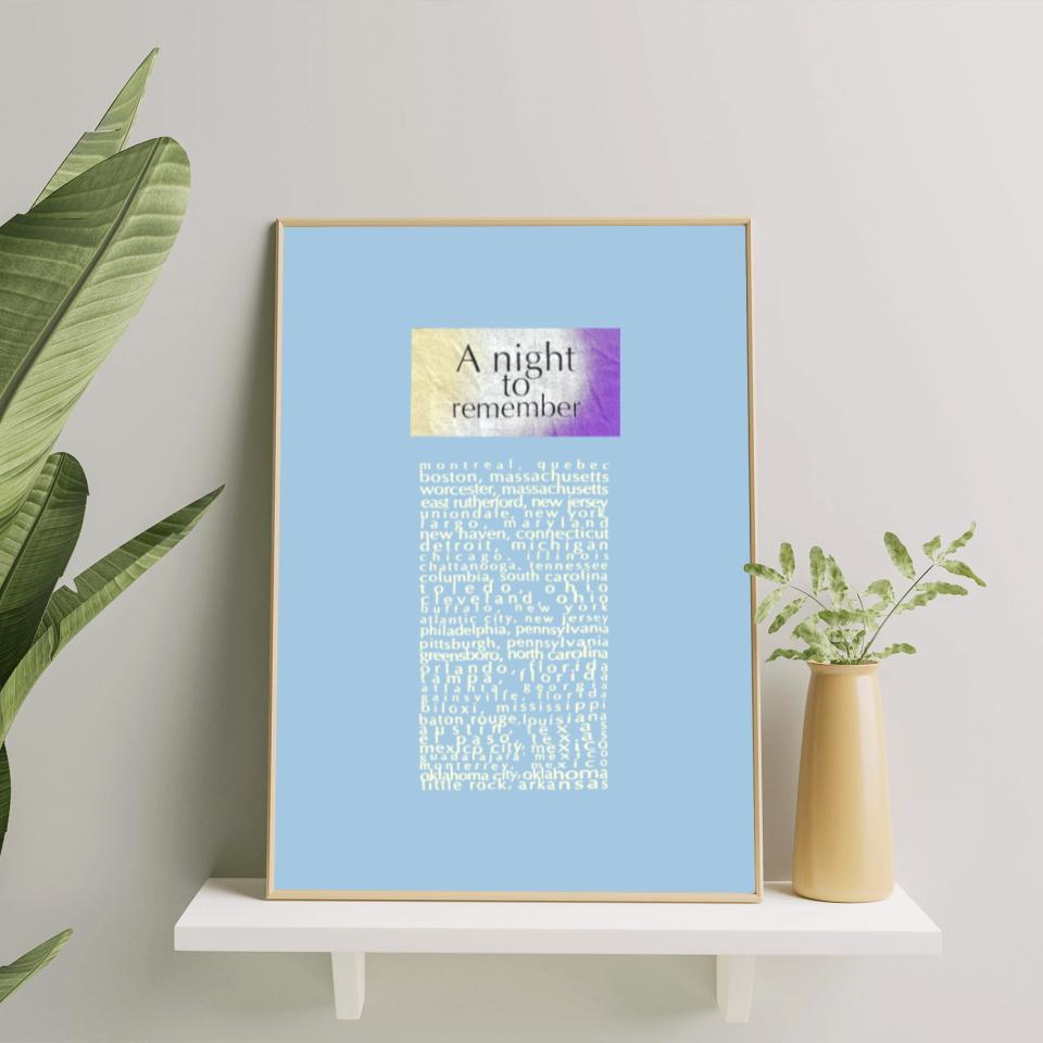 Vintage Rod Stewart Tour Poster Set