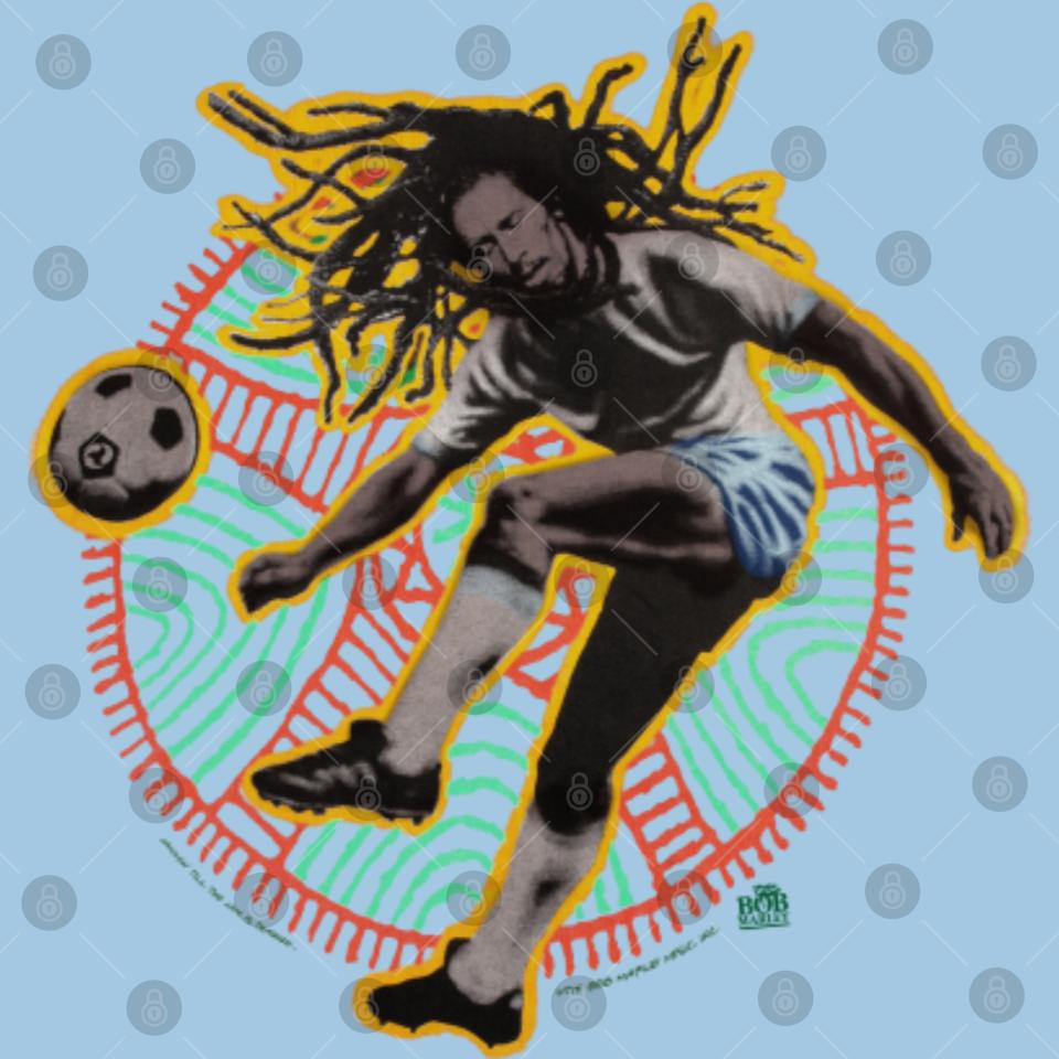 Vintage 1994 Liquid Blue Bob Marley Poster Set 90s Bob Marley