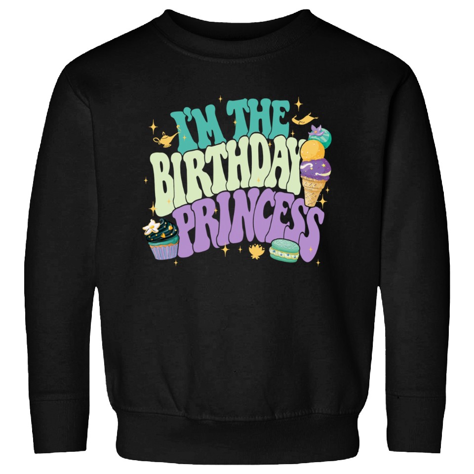 Disney Princess I'm The Birthday Princess Jasmine Text Logo Sweatshirts ...