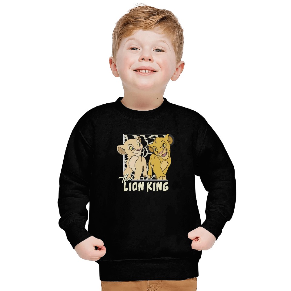 Disney Lion King Simba And Young Nala Sweatshirts