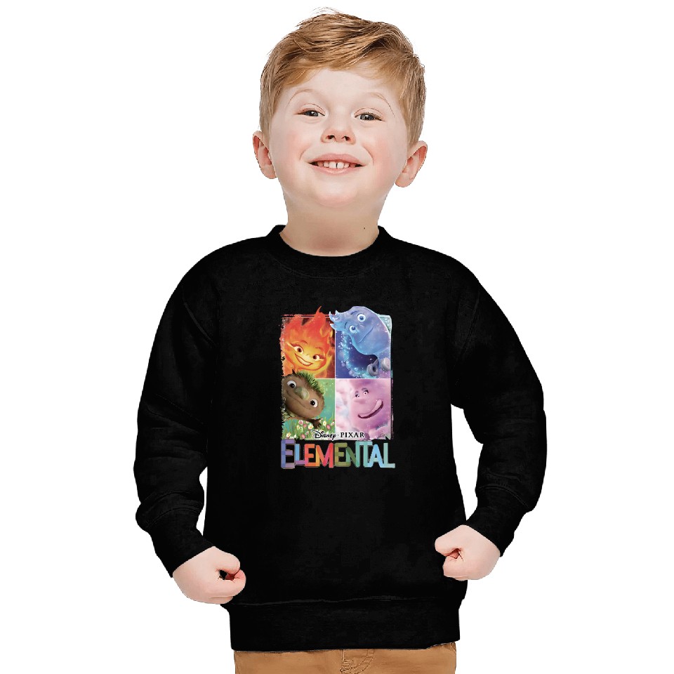 Elemental 2023 Disney Sweatshirts, Disney Pixar Elemental Sweatshirts