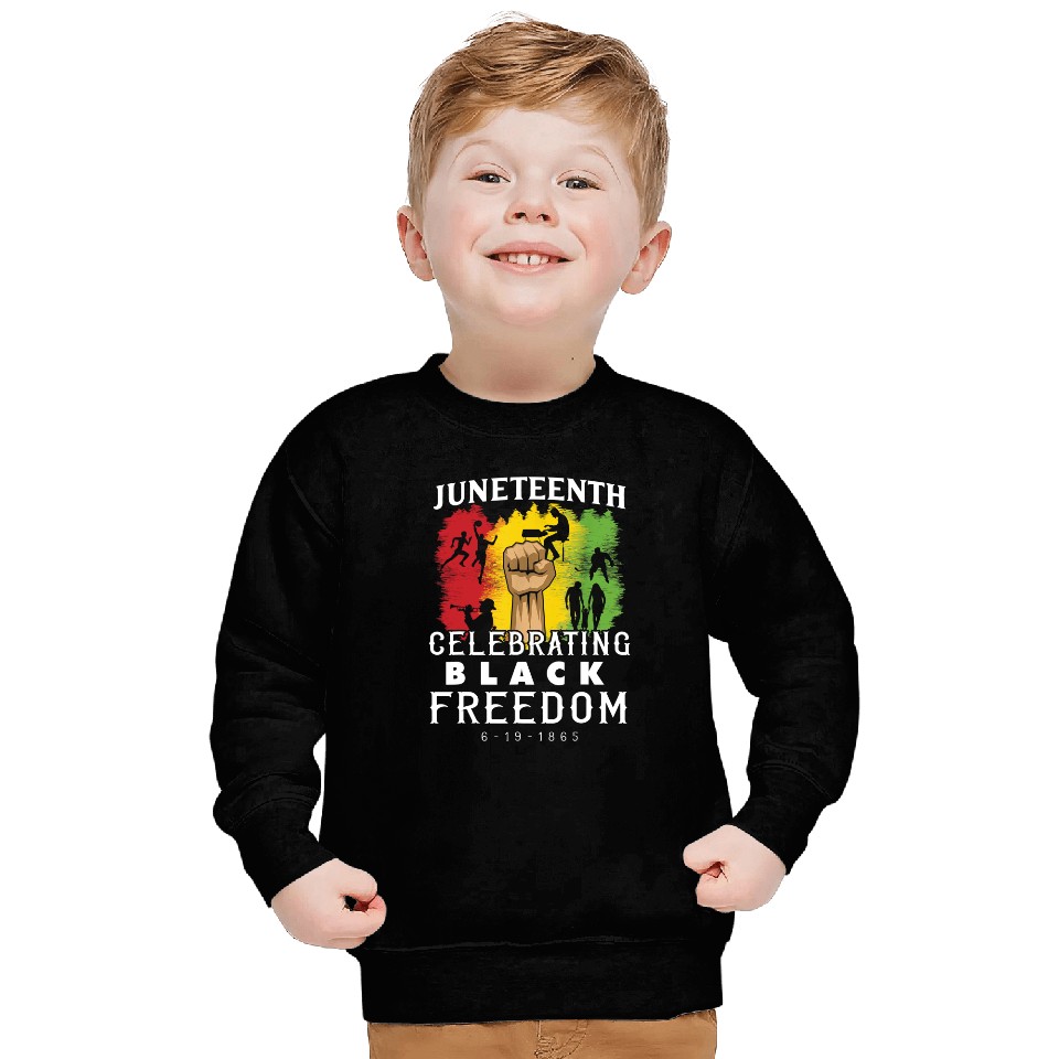 Juneteenth Men's Sweatshirt Celebrate Black Freedom