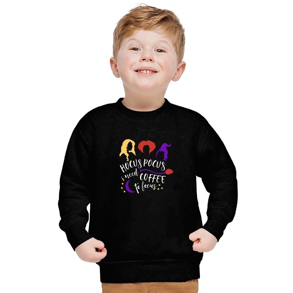 Hocus Pocus Halloween Casual Short Sleeve Sweatshirt