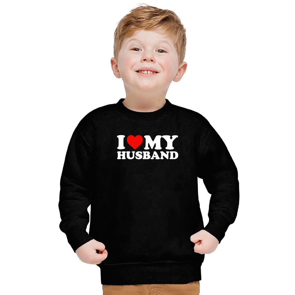 Womens I love my husband Sweatshirt