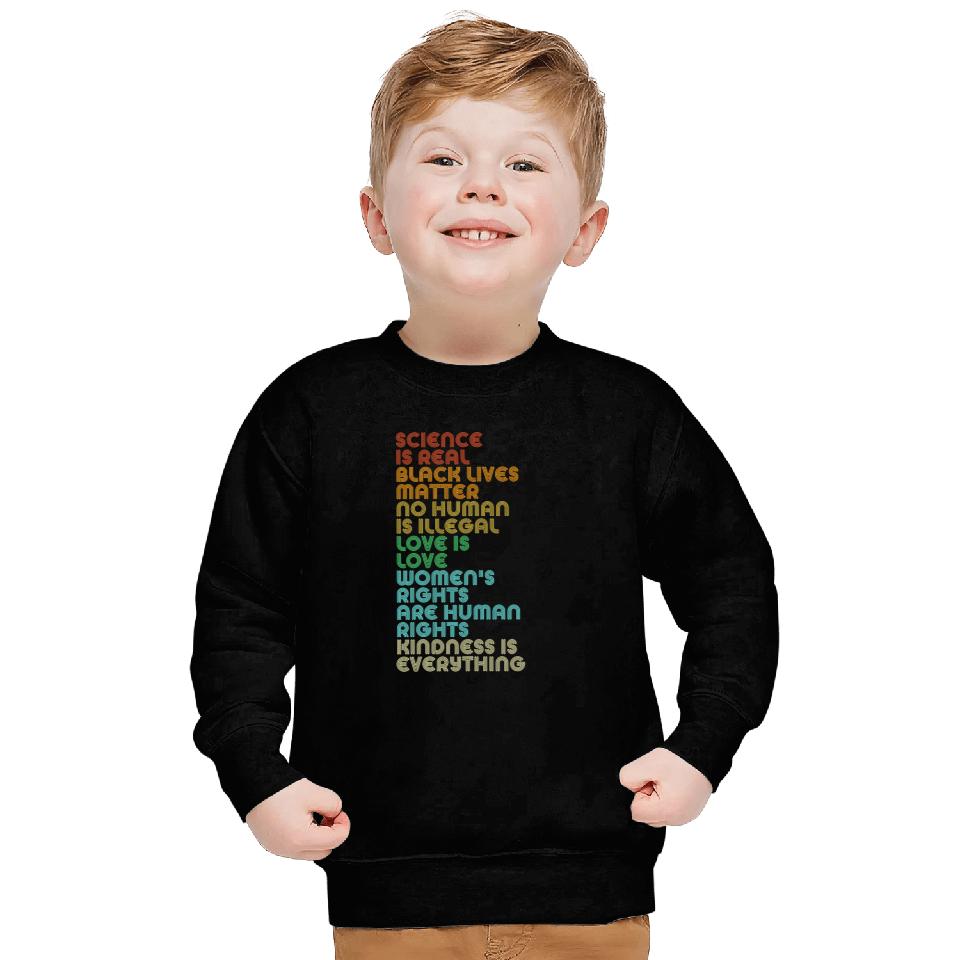 Vintage Science Is Real Black Lives Matter Sweatshirt