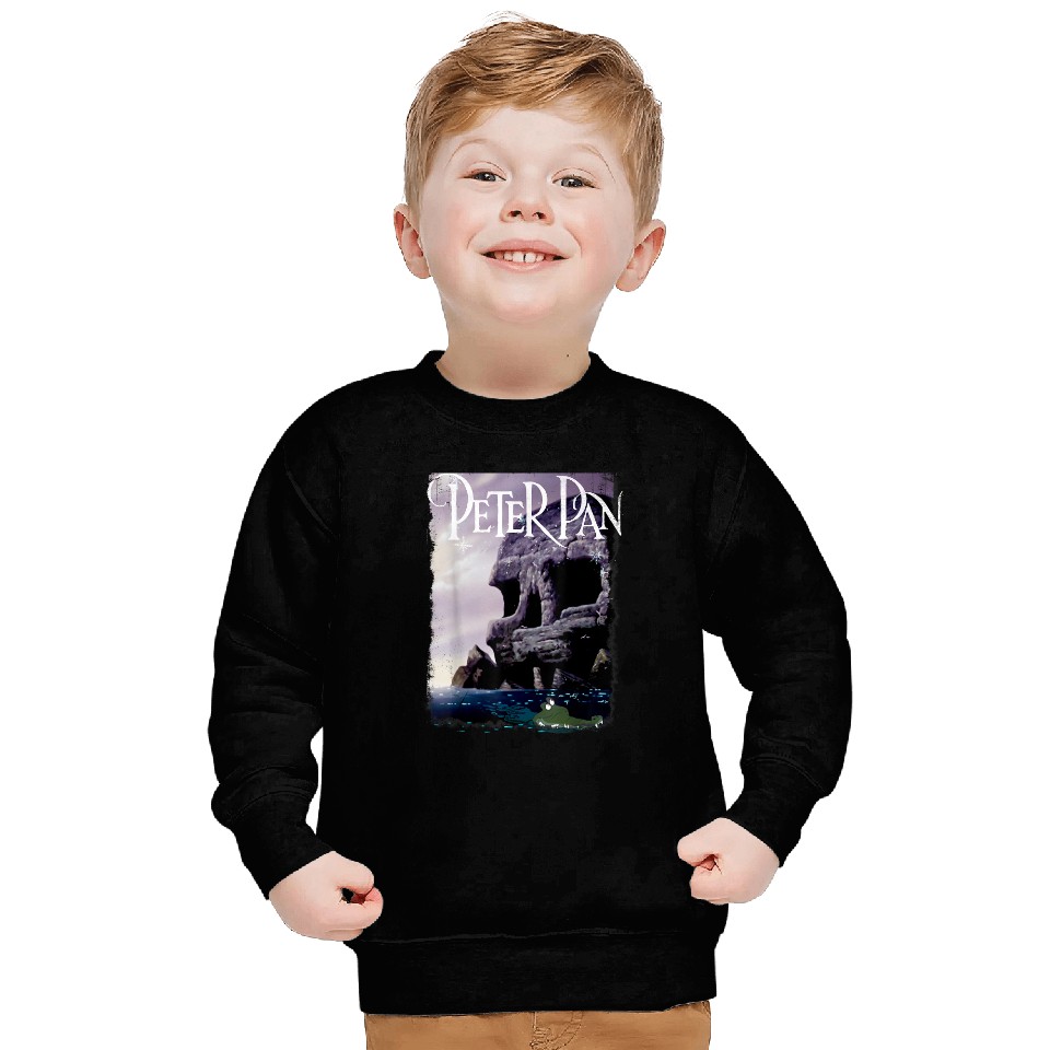 Disneys Peter Pan Tick Tock Croc Skull Rock Shoreline Sweatshirts
