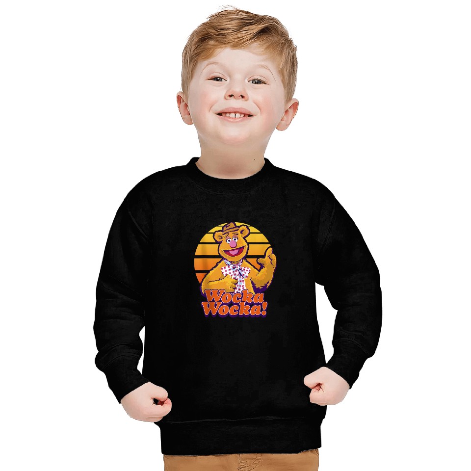 Disney The Muppets Fozzie Bear Wocka Wocka Portrait Sweatshirts