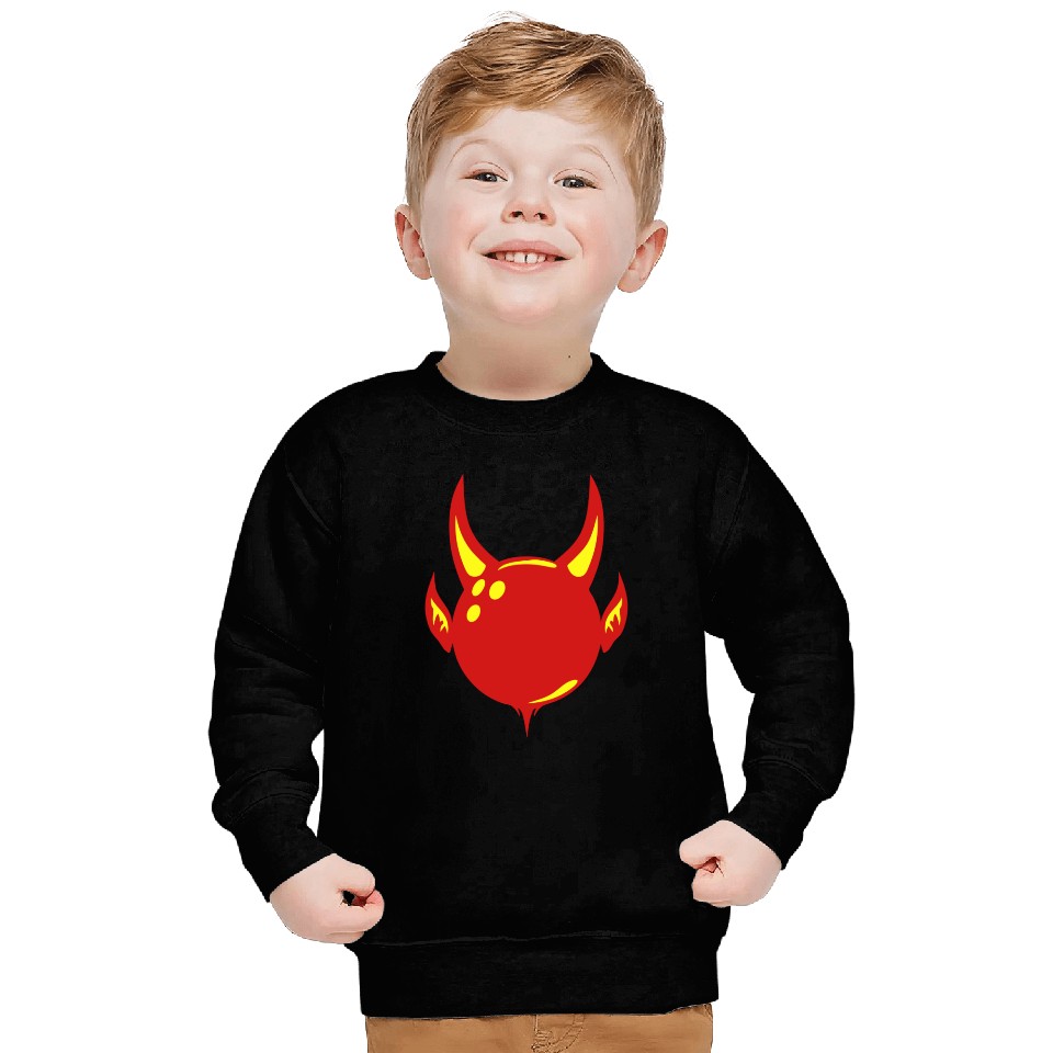 bowling ball devil sports logo