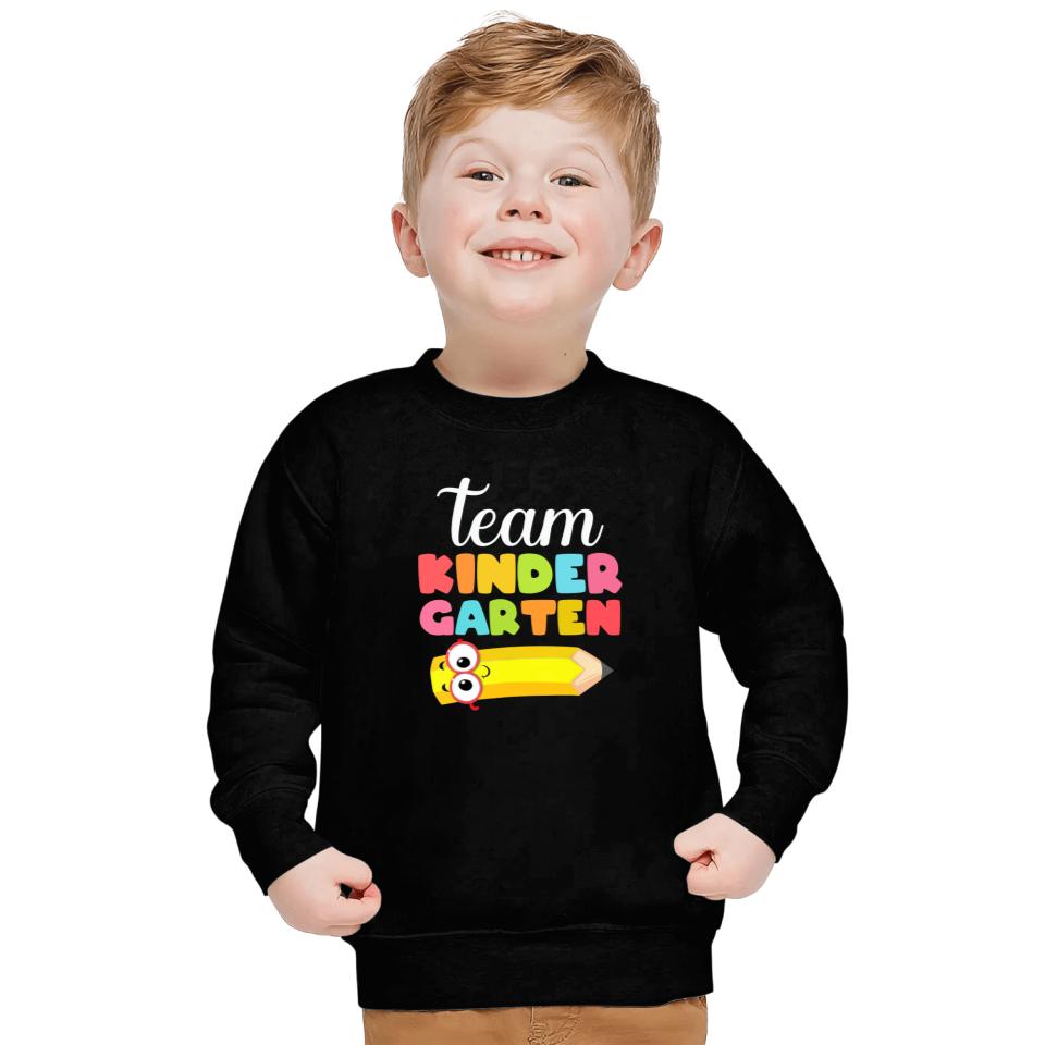 Team Kindergarten Teacher Student Back To School Sweatshirt