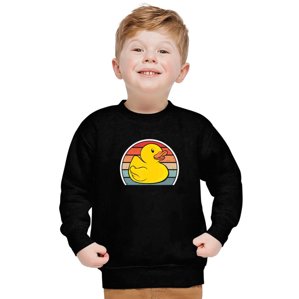 Rubber Duck Vintage Rubber Duckie Retro Sweatshirt