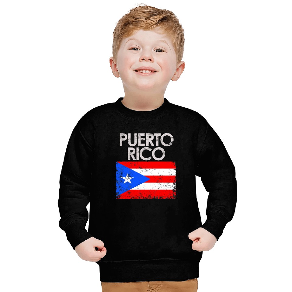 Vintage Puerto Rico Rican Flag Sweatshirt