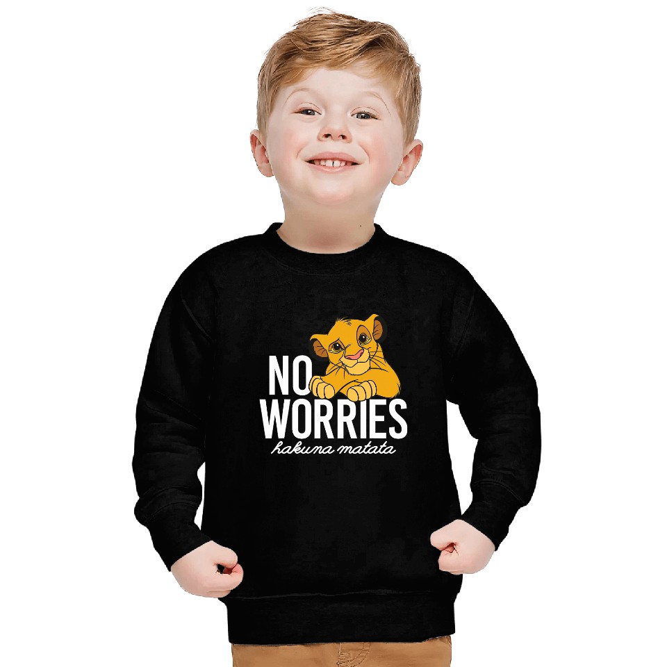 Disney Lion King No Worries Simba Sweatshirts