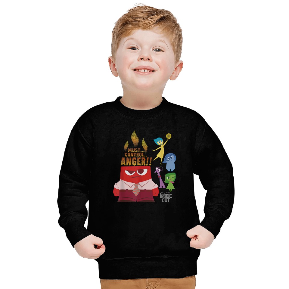 Disneyss Pixars Inside Out Must Control Anger Vintages Sweatshirts
