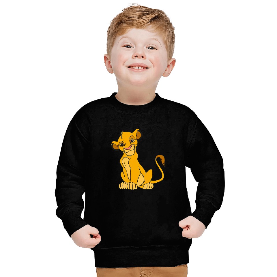 Disney The Lion King Young Simba Sitting Up Sweatshirts