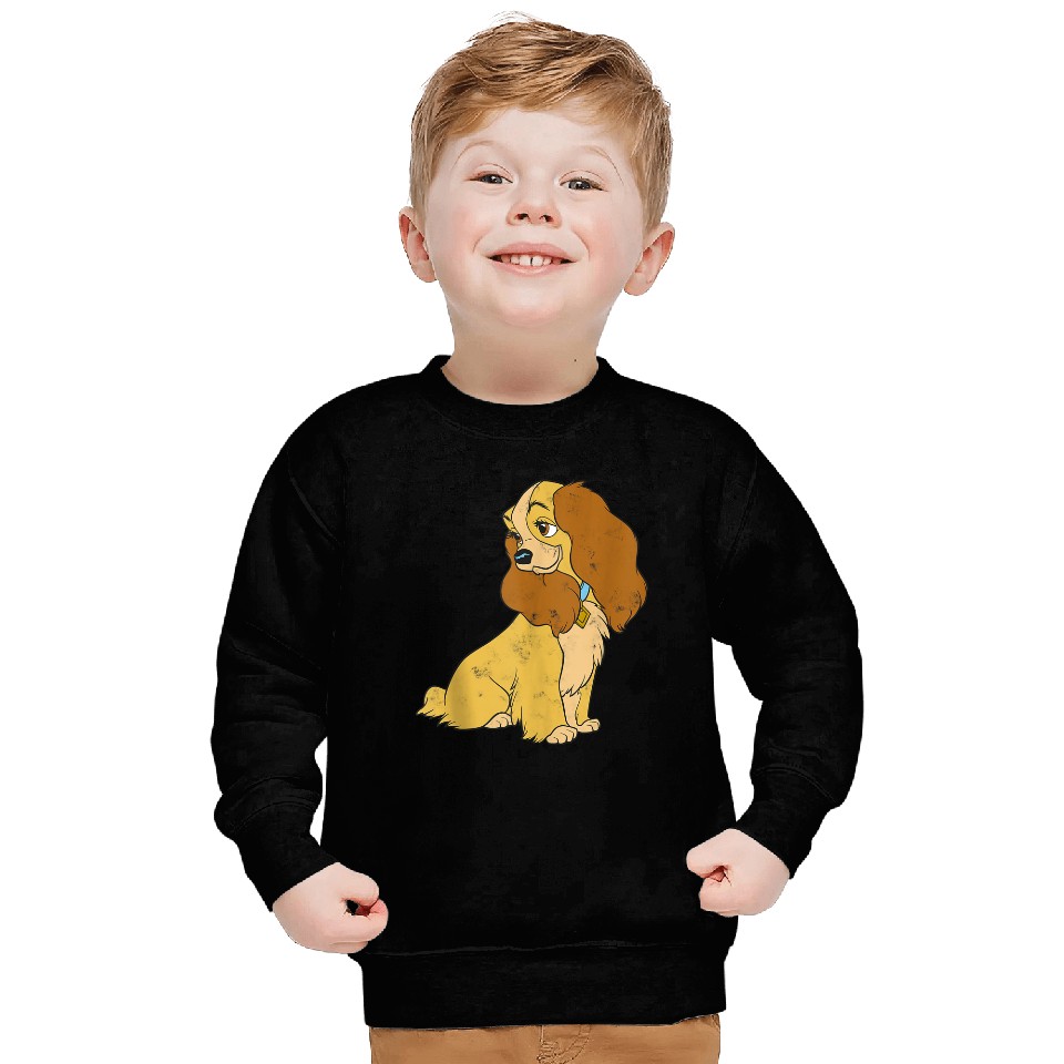 Disneyss Lady And The Tramp Lady Simple Portrait Sweatshirts