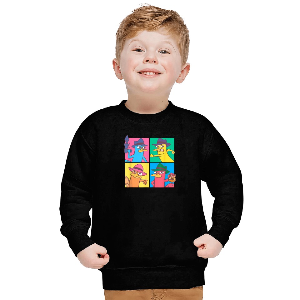 Disneyss Phineas And Ferb Agent P Pop Box Up Sweatshirts