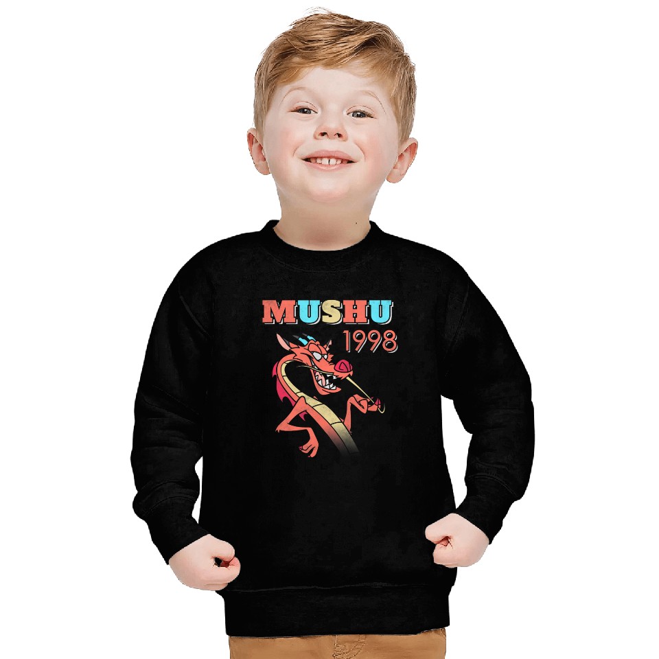 Disney Mulan Mushu 1998 Cool Dragon Sweatshirts