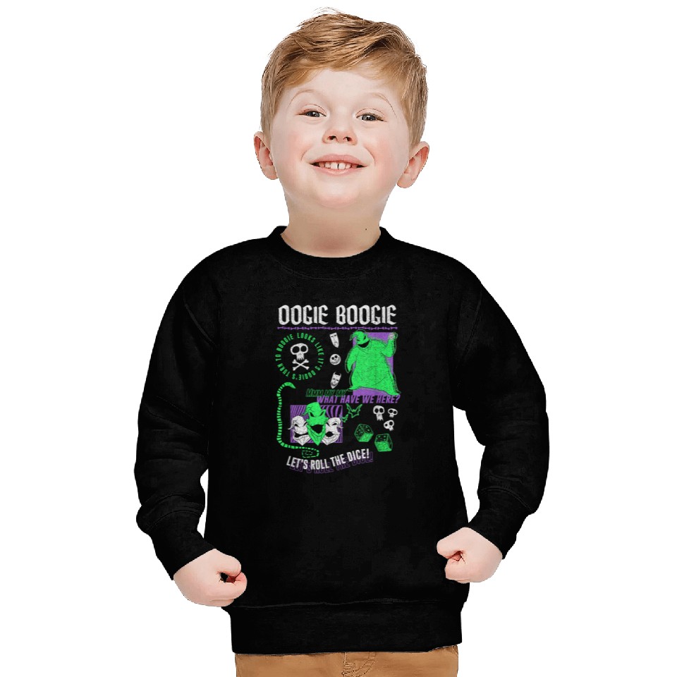 Disneyss The Nightmare Before Christmas Oogie Boogie Poster Sweatshirts