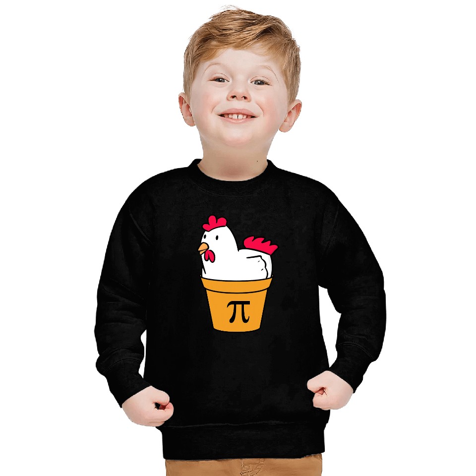 Chicken Poultry Funny Math Chicken Pot Pi Chicken Pot Pie Sweatshirts