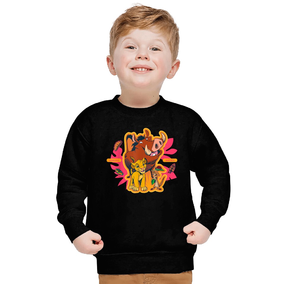 Disneyss The Lion King Simba Timon Pumbaa Hakuna Matata Sweatshirts