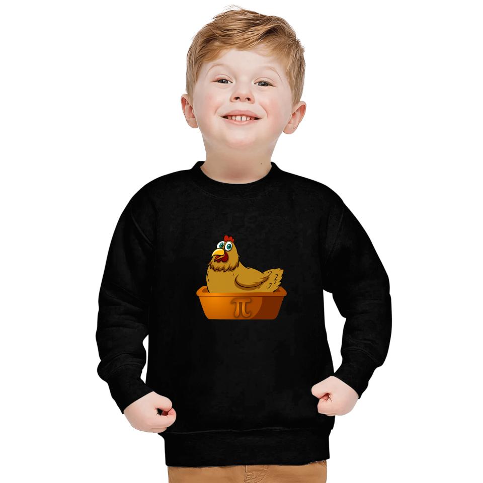 Chicken Poultry Pi Day Math Chicken Pot Pie Funny Geek Nerd Math Farmer Pi Sweatshirts