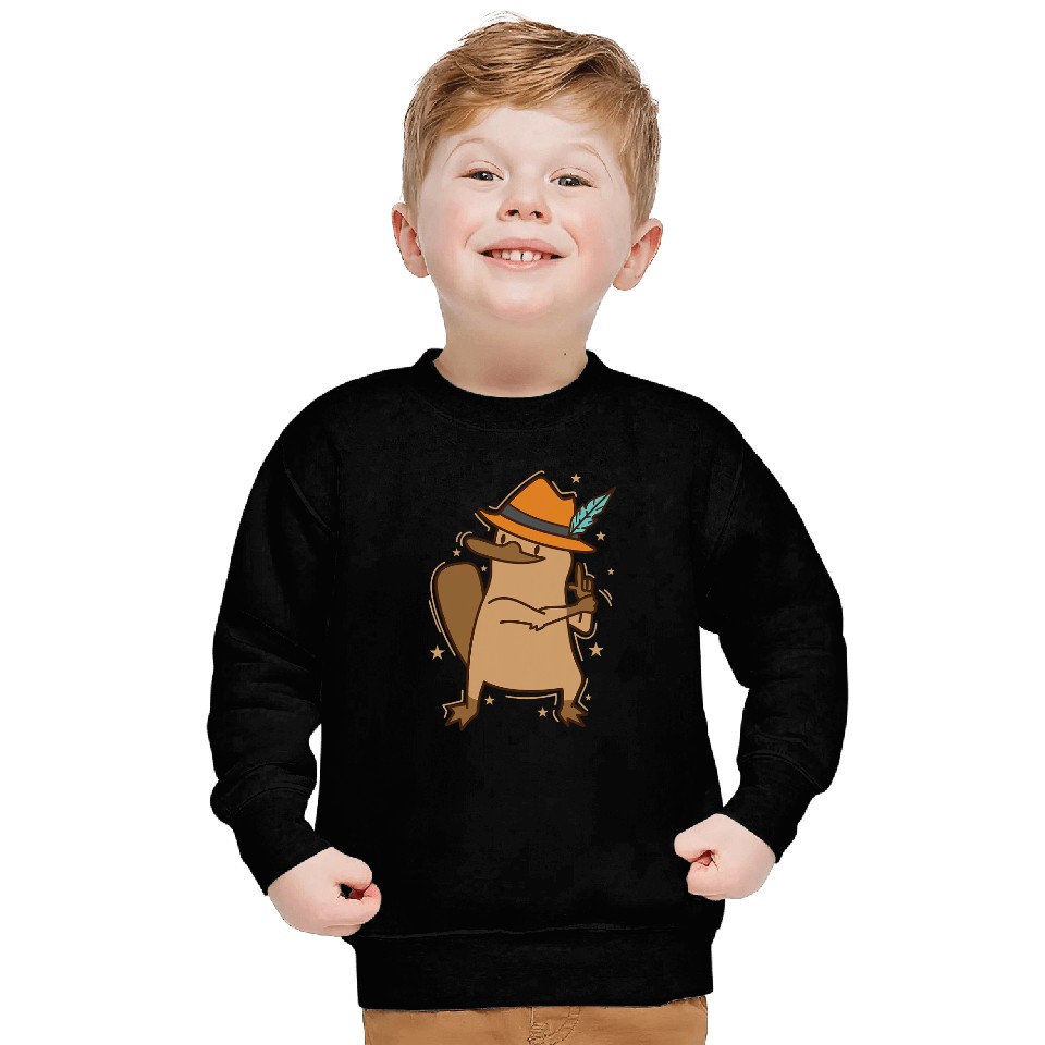 Platypus Gift playing Police Australia Sweatshirts