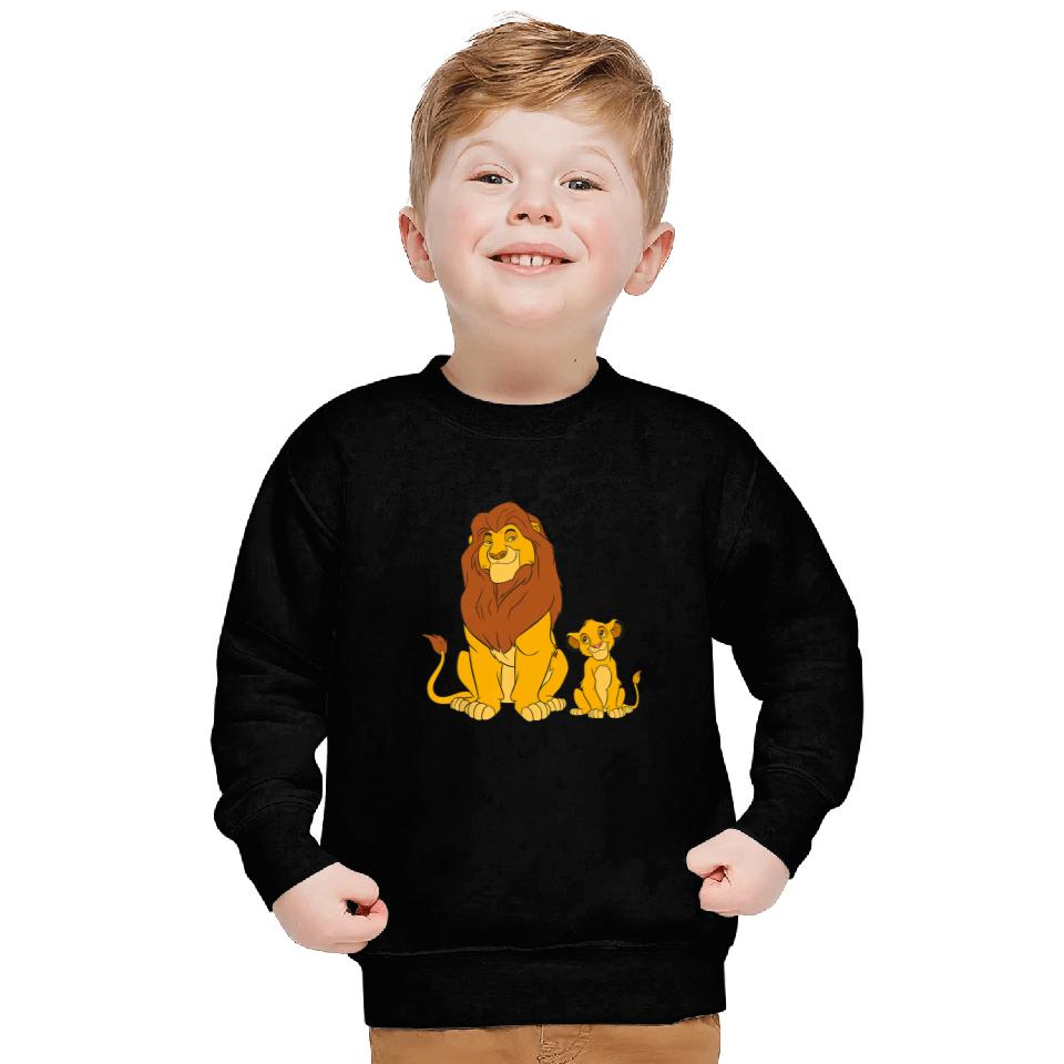 Disney The Lion King Young Simba and Mufasa Sweatshirts