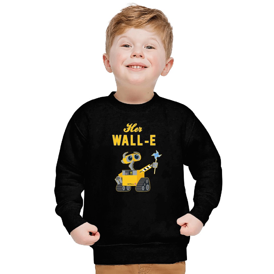 Disney Pixar Wall-E Her Wall-E Couples Sweatshirts