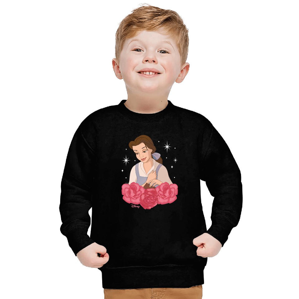 Disney Princess - Belle Beauty And The Beast Roses Sweatshirts