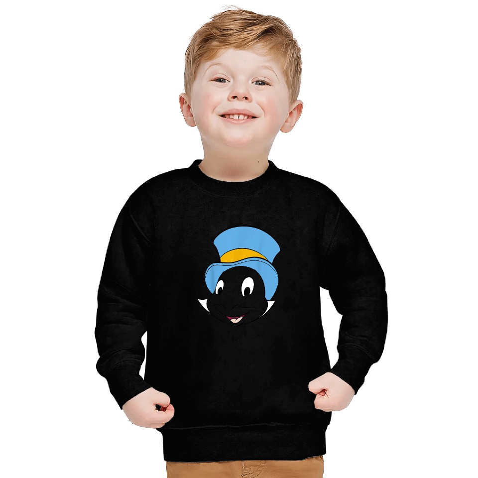 Disney Pinocchio Jiminy Cricket Big Face Sweatshirts