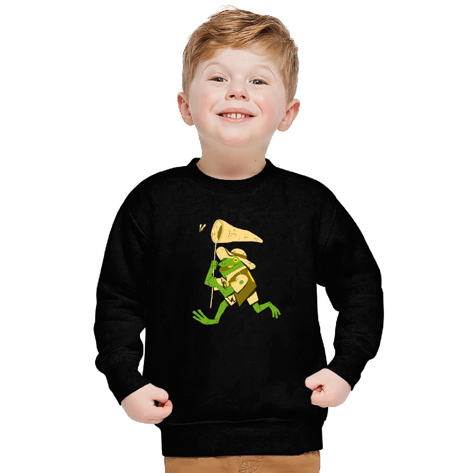 Frog Gift Camping Crew Road Trip Sweatshirts