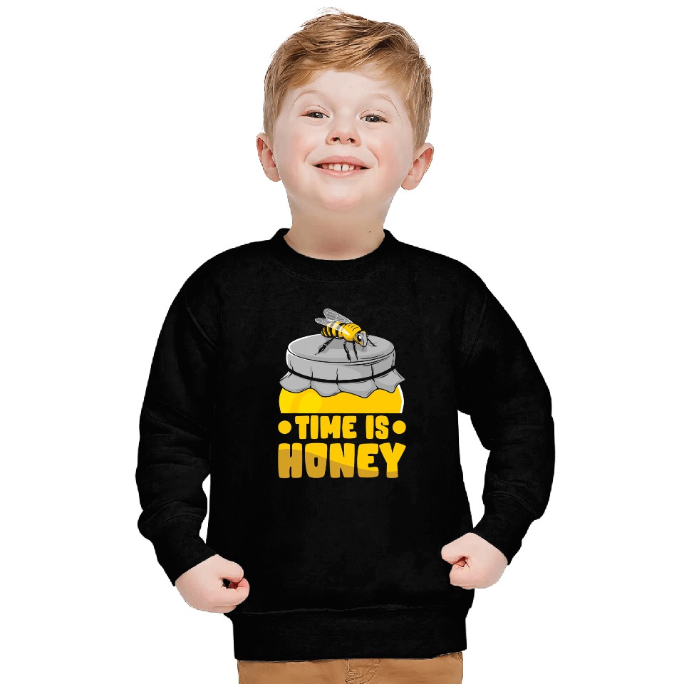 Bee Beekeeping Time Is Honey Beekeeper Beekeeping Honeybee Beekeeper Sweatshirts