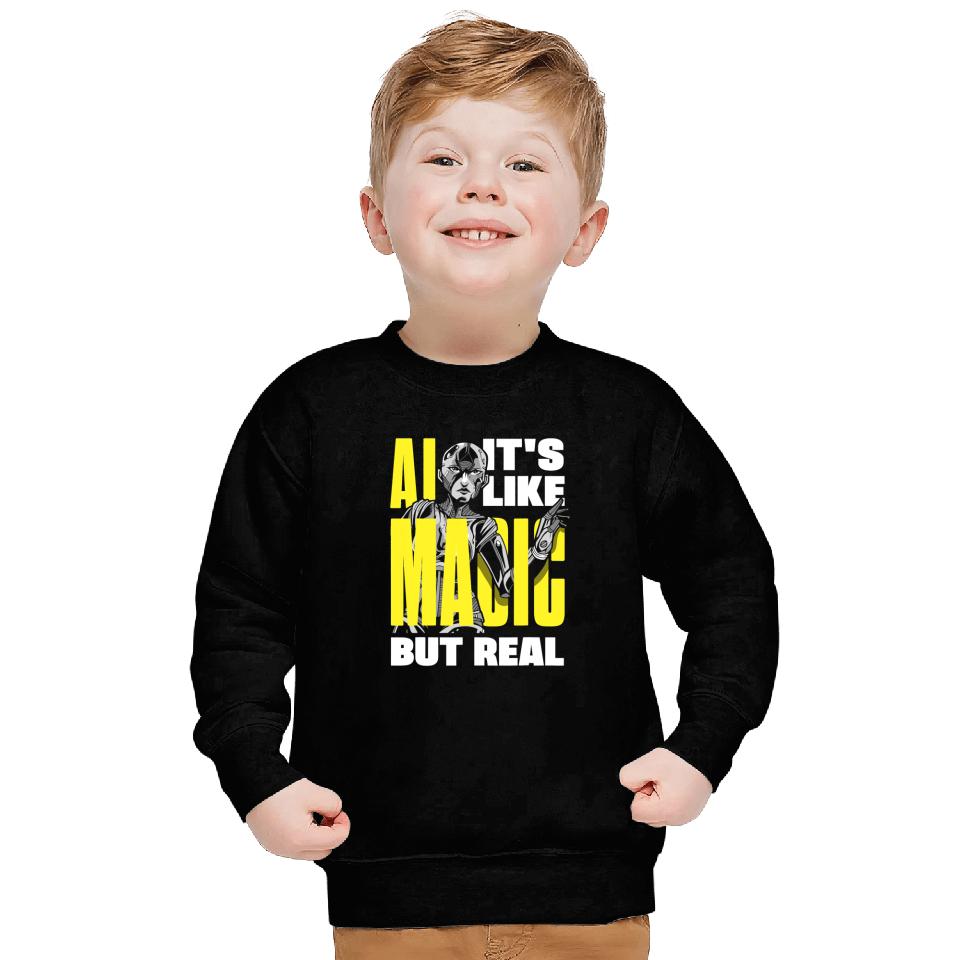 Ai Its Like Magic But Real Computer Science 2 Sweatshirts
