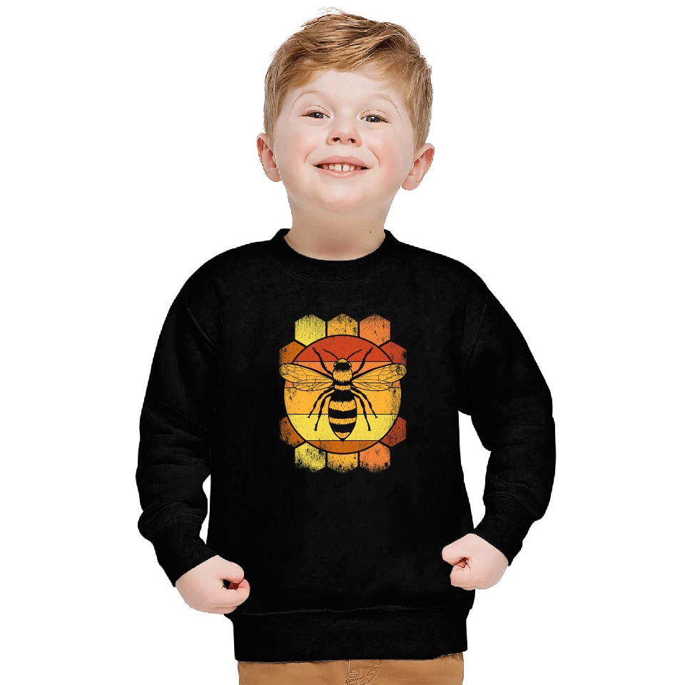 Bee Beekeeping vintages Bee Honey Bumblebee Retro Beekeeper Sweatshirts