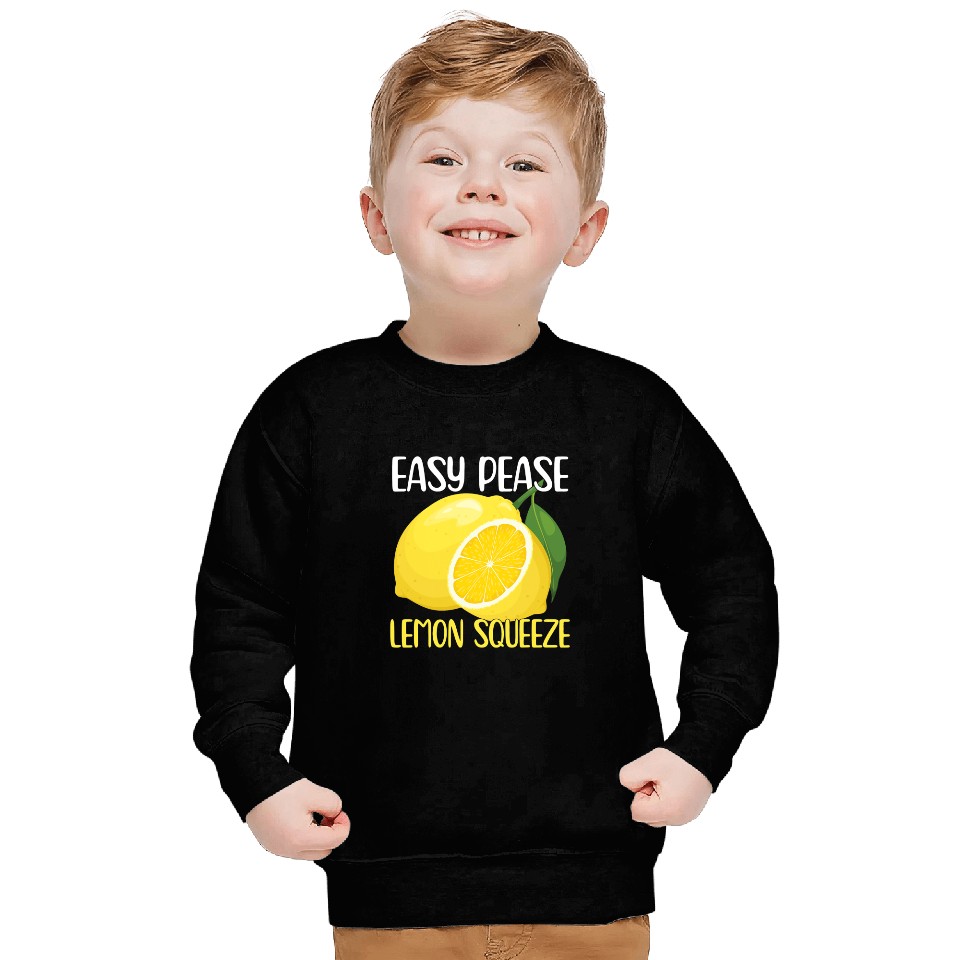Easy Peasy Lemon squeeze Summer Citrus Juice and Refreshment 1 Sweatshirts