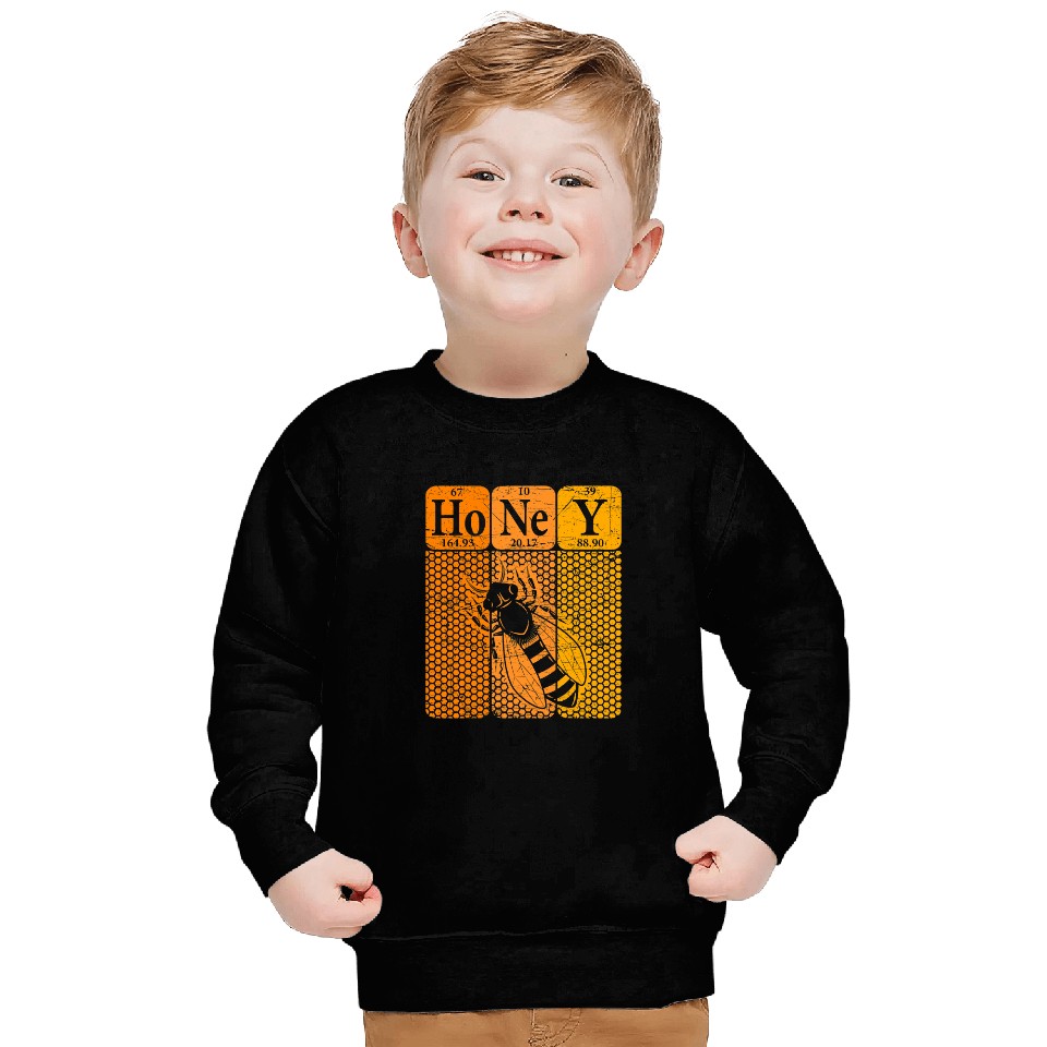 Bee Beekeeping Honey Periodic Table Elements Beekeeper Retro Apiarist 4 Beekeeper Sweatshirts