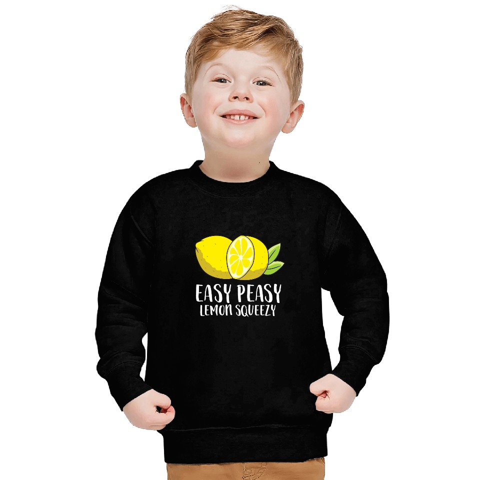 Easy Peasy Lemon Squeezy Lemonade Lemons Sweatshirts