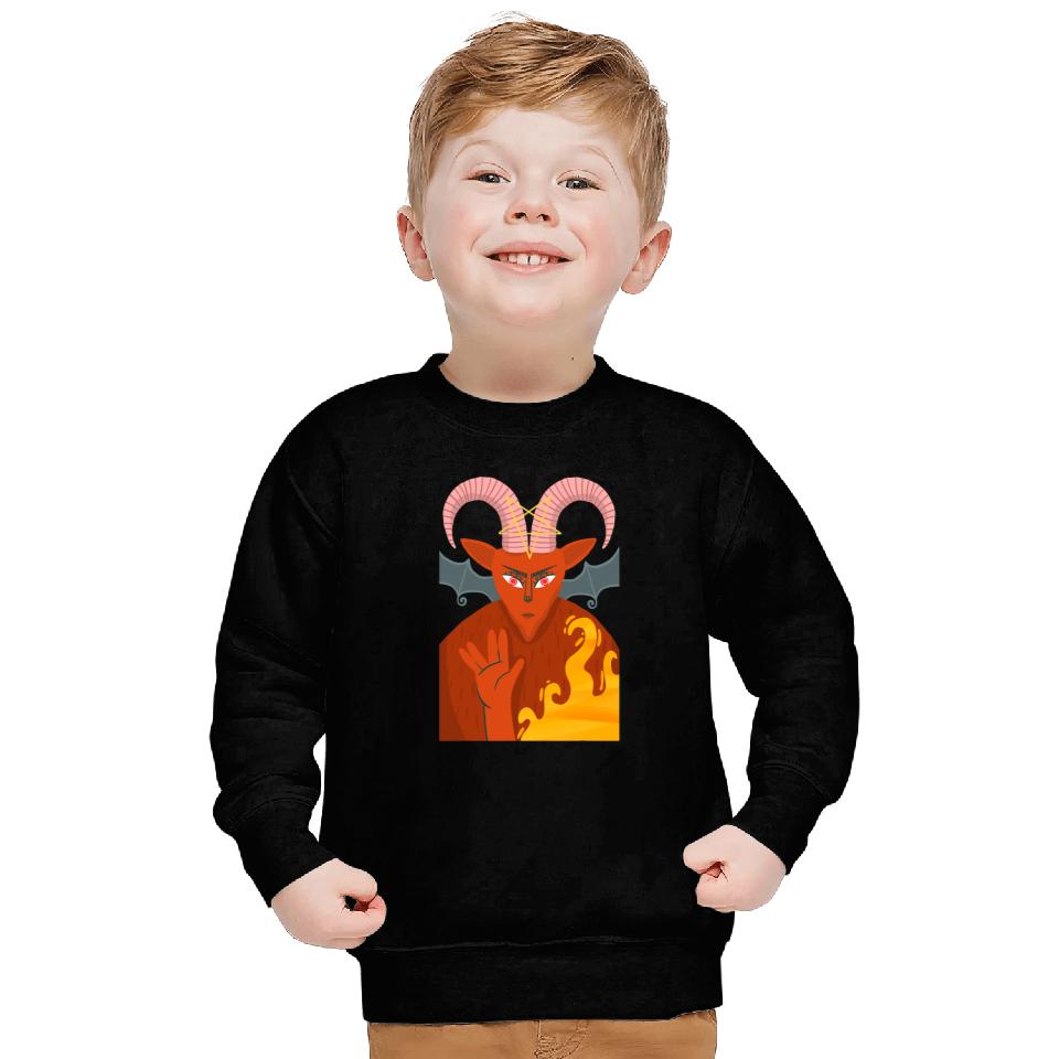 Devil vintages Tarot Card Magic Occult Supernatural Sweatshirts