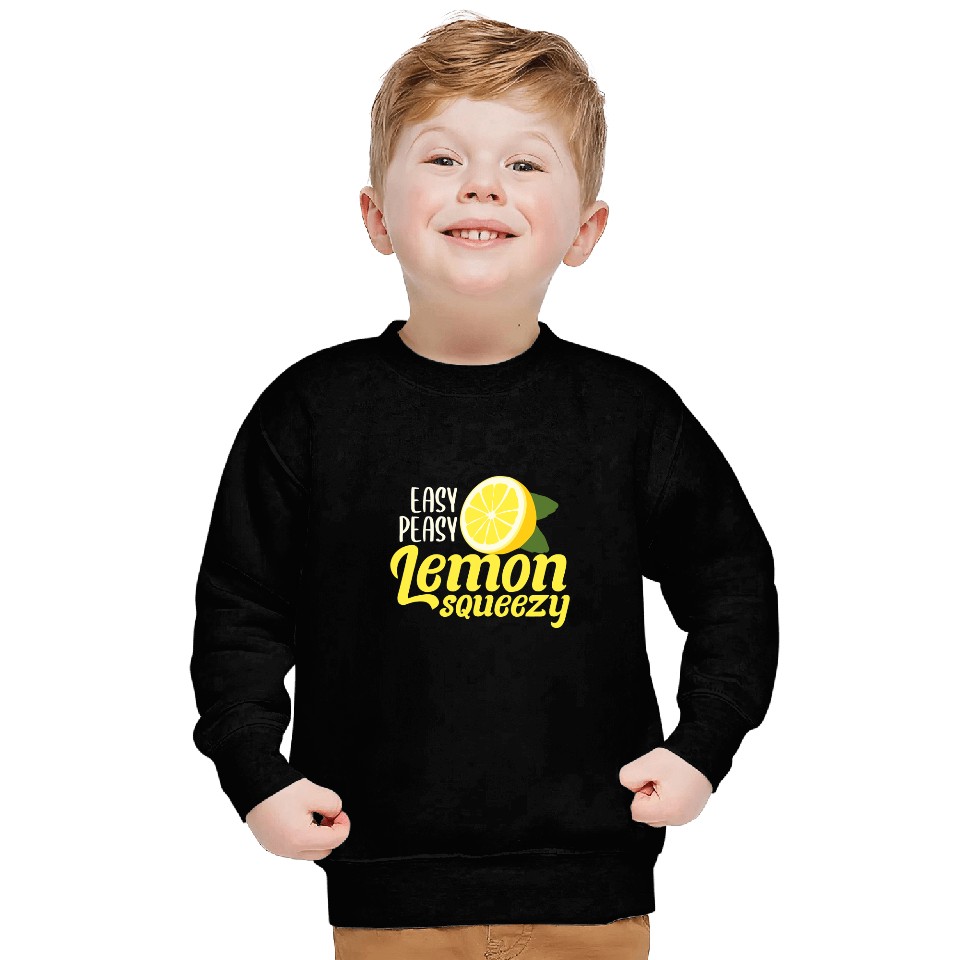 Easy Peasy Lemon Squeezy Funny Lemon Summer Lemonade 1 Sweatshirts