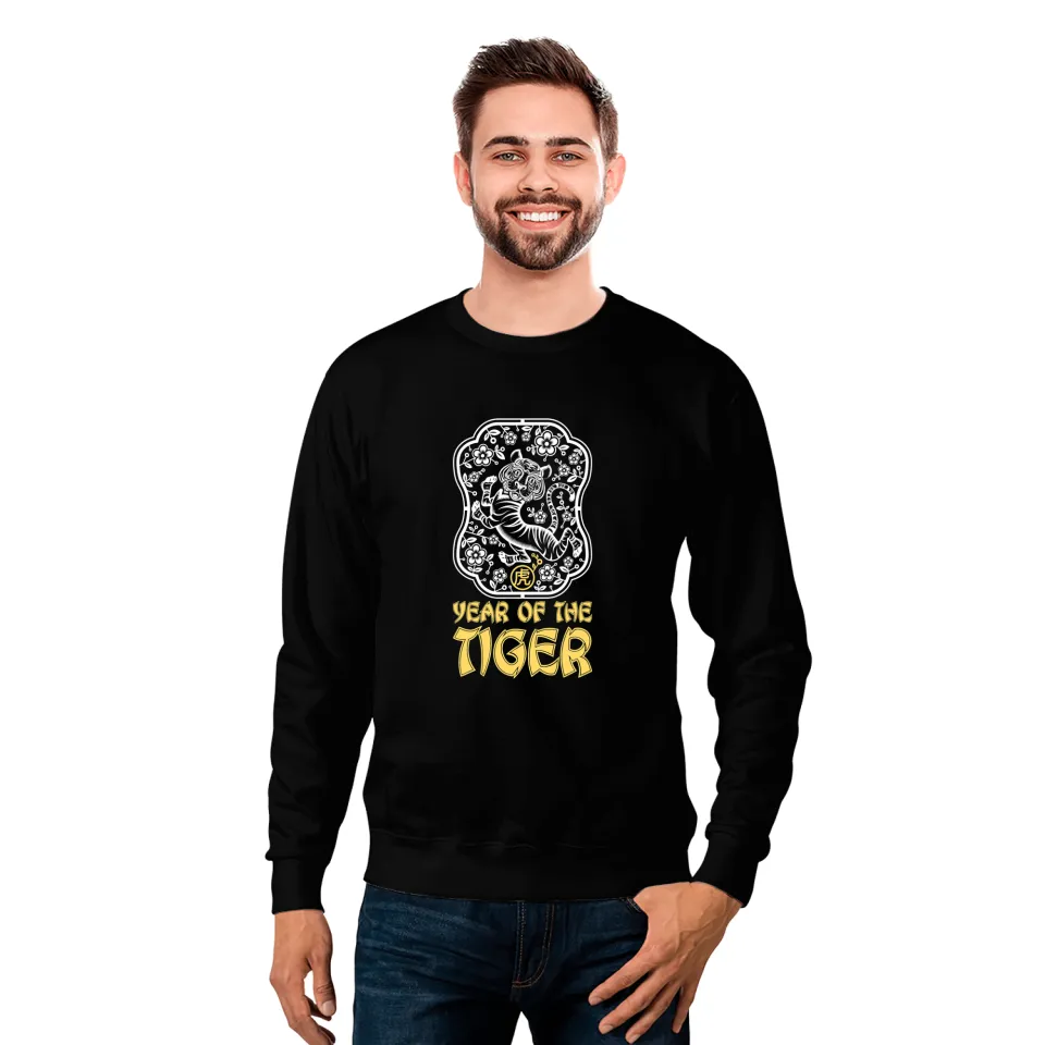 Tiger Gift Year of The Tiger Chinese Zodiac Lunar New Year Men Women 1 Sweatshirts
