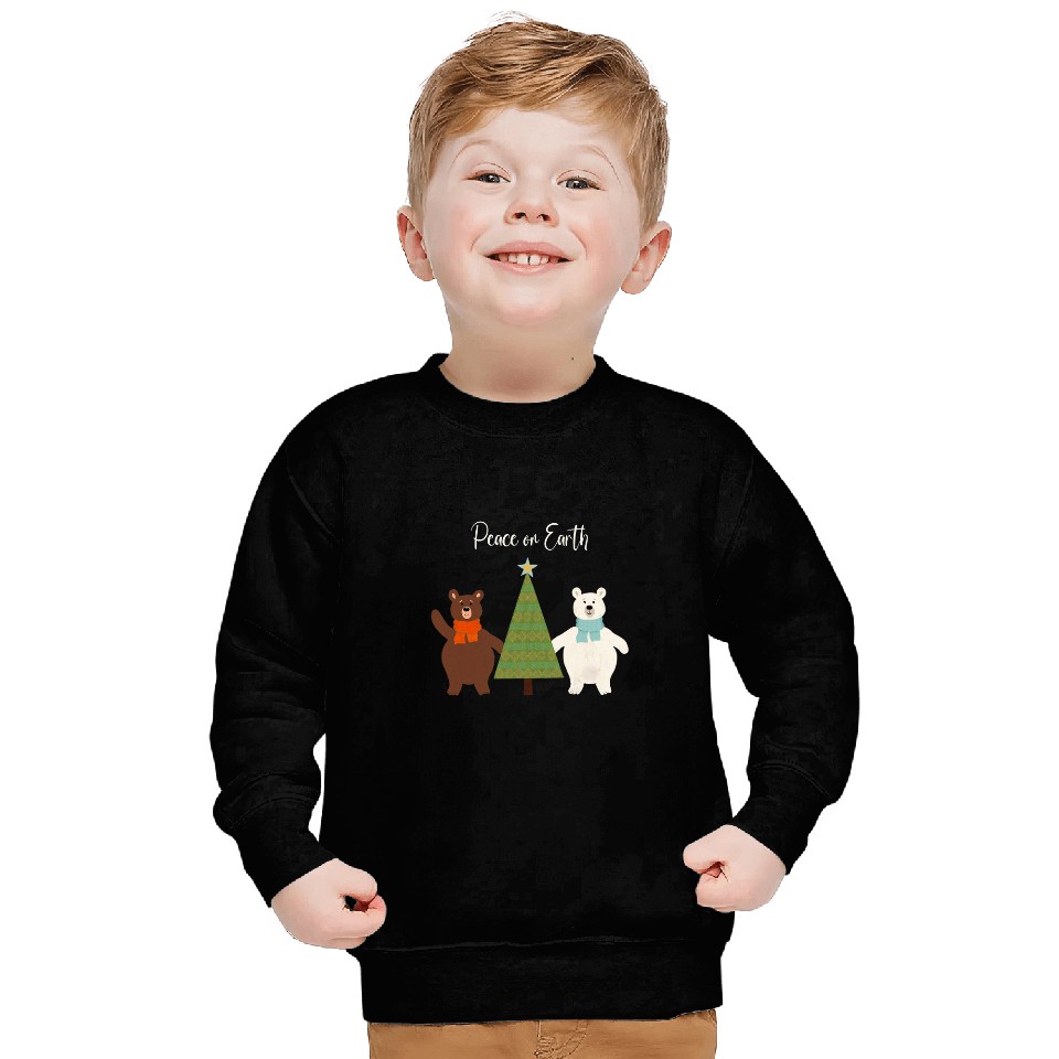 Peace on Earth Christmas Love Sweatshirts